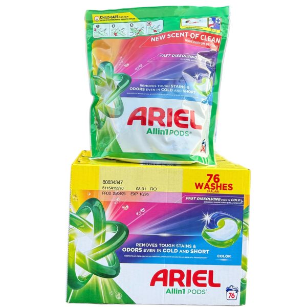 Капсули для прання ARIEL Color «Збереження кольору» Allin 1 Pods (Все в1) 2*38=76 шт
